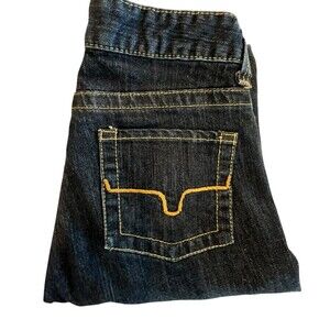 Kimes Ranch Jeans Betty Womens Tag SZ 2/32 Blue Boot Cut Mid Rise